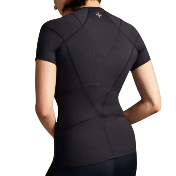 TOMMIE COPPER Women Shoulder Support, Posture Compression Shirt Sz L Black - Picture 4 of 13